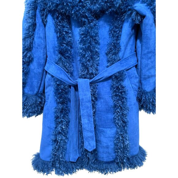 Ow Collection $550 Revolve Aspen Mountain Blue Coat Sz Small NWT Jacket - Picture 5 of 12